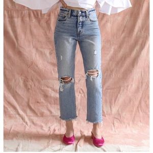 NEW Levi’s Wedgie Selvedge Lost Inside Jeans